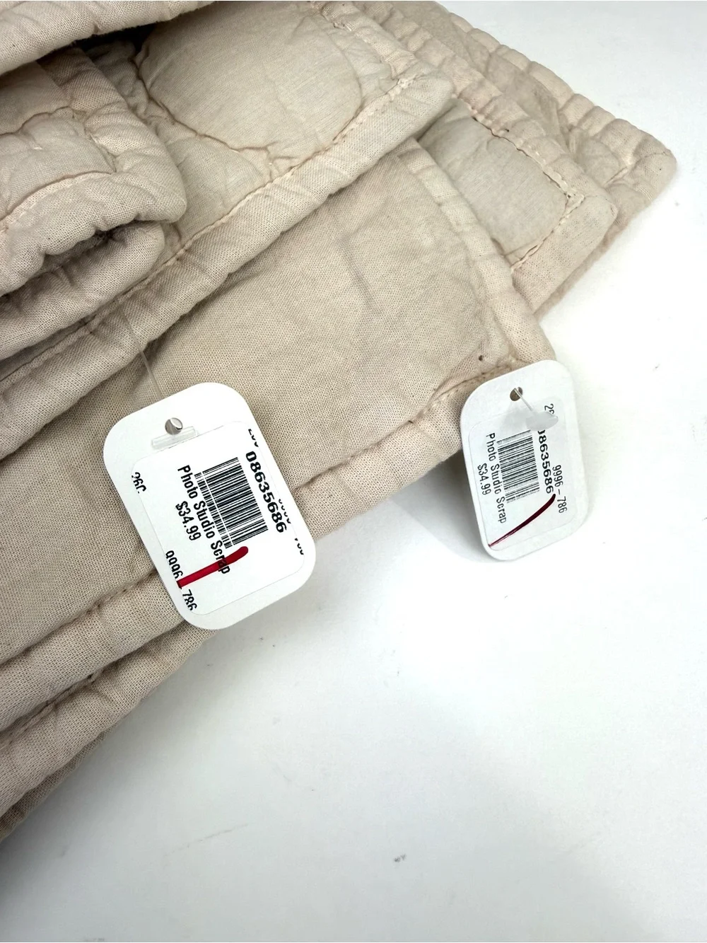Pottery Barn Quilted Cotton Pillow Shams Pink (2)